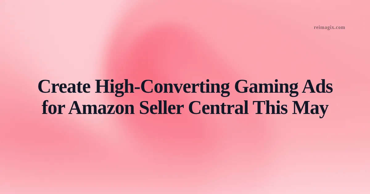 Screenshot of a high-converting gaming ad dashboard on Amazon Seller Central showing budget split and AI targeting