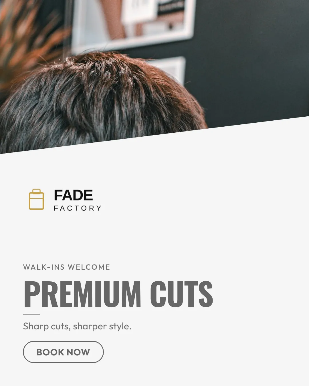 Barbershops Ad Examples - 4:5 format