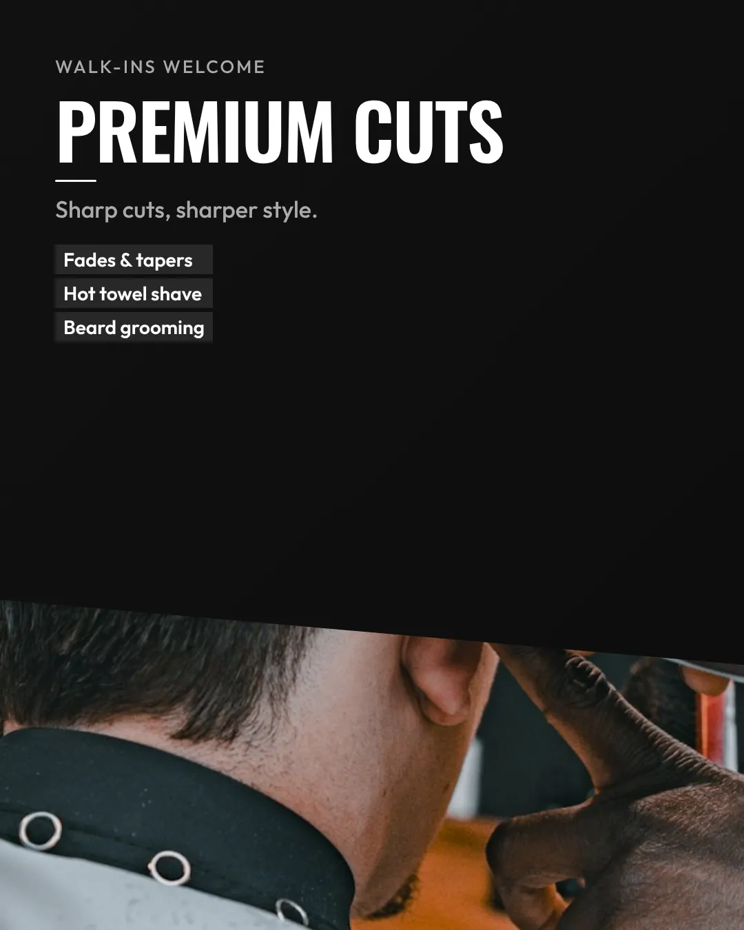 Barbershops Ad Examples - 4:5 format