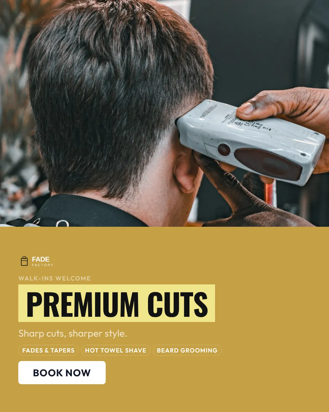 Barbershops Ad Examples - 4:5 format