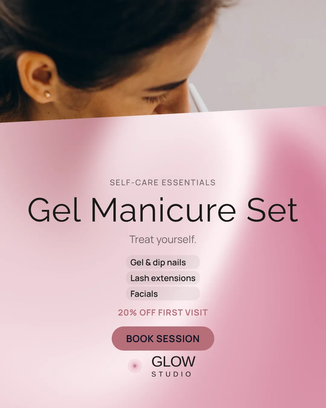 Beauty & Nail Salons Ad Examples - 4:5 format