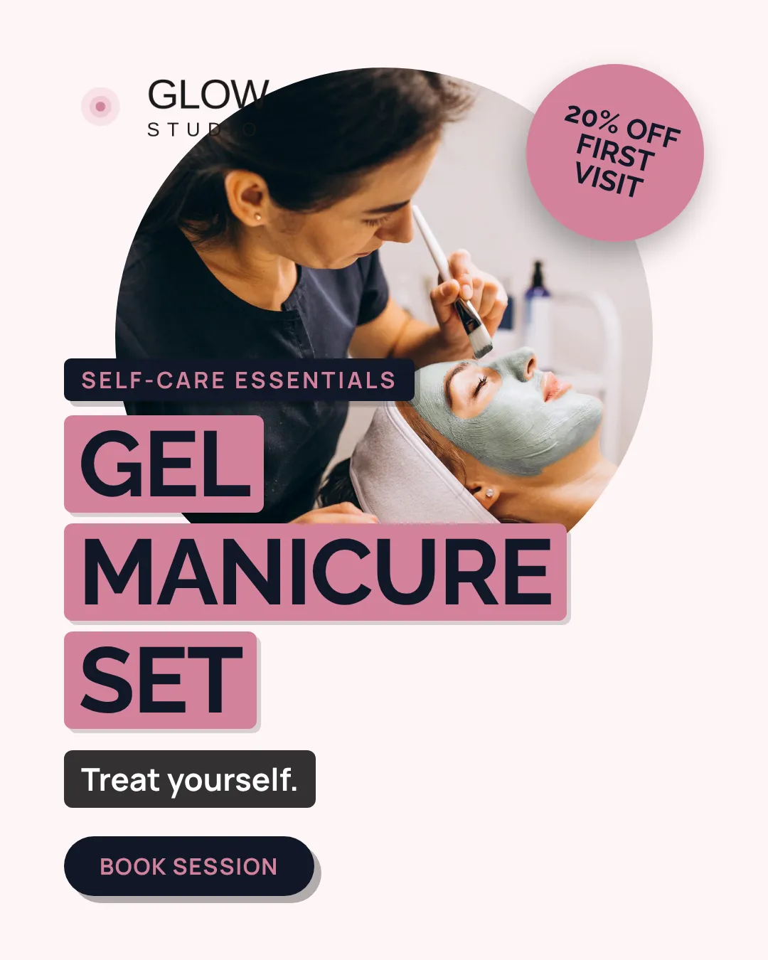 Beauty & Nail Salons Ad Examples - 4:5 format