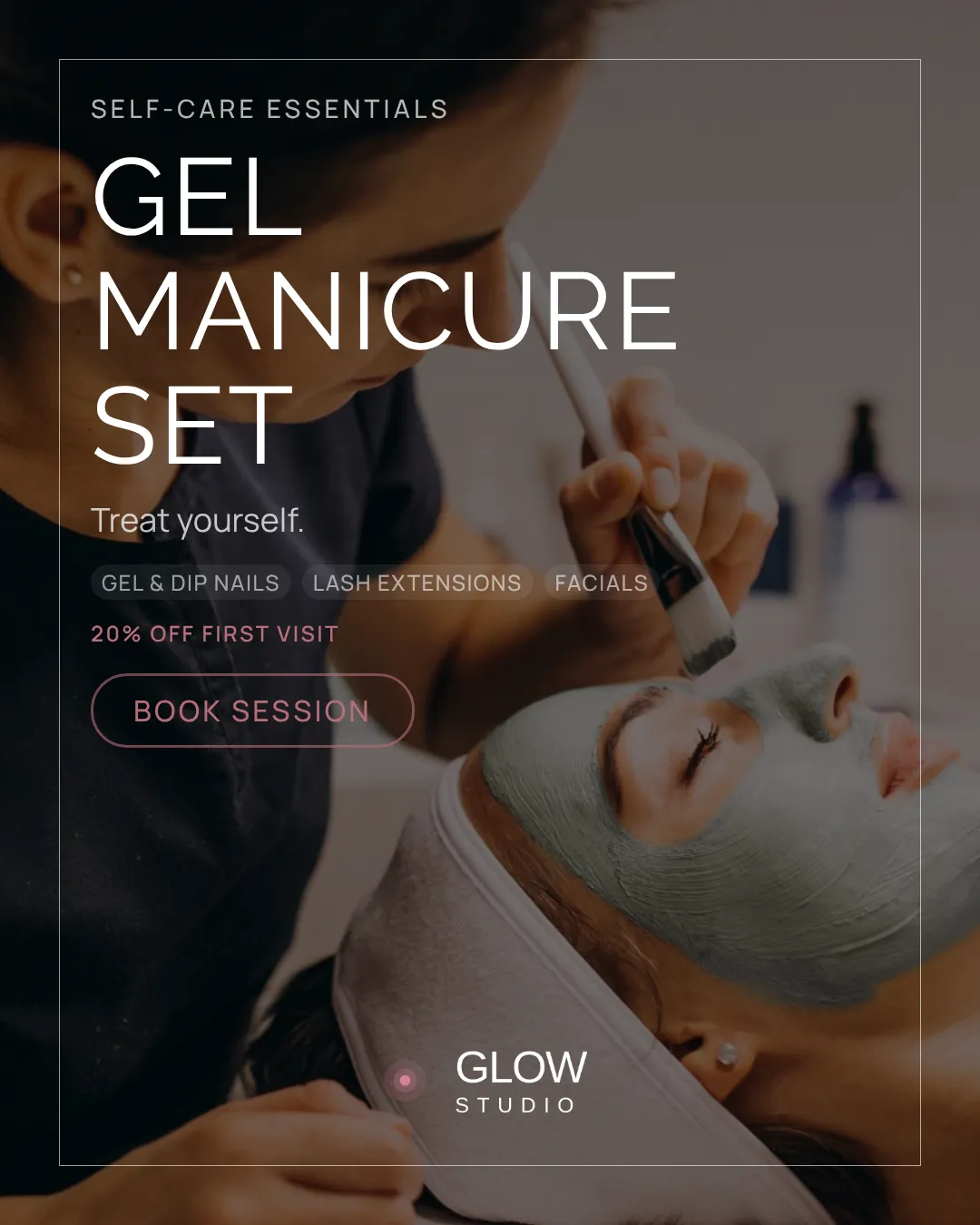 Beauty & Nail Salons Ad Examples - 4:5 format