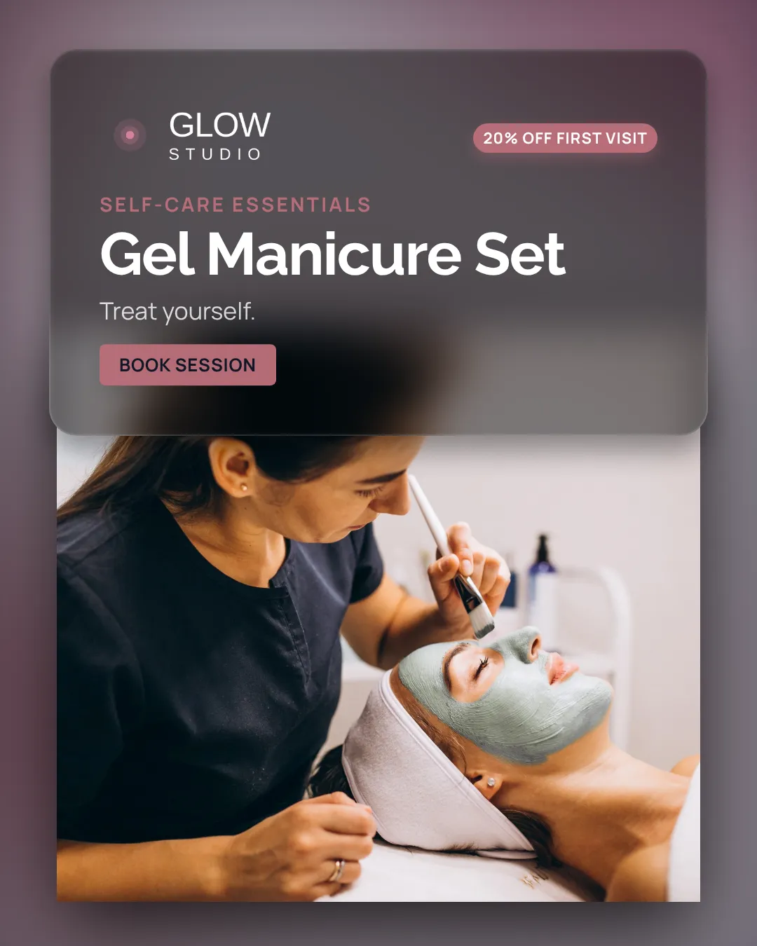 Beauty & Nail Salons Ad Examples - 4:5 format