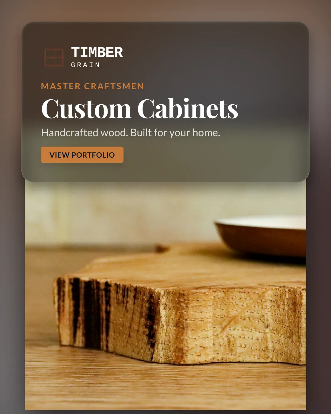Carpentry Ad Examples - 4:5 format