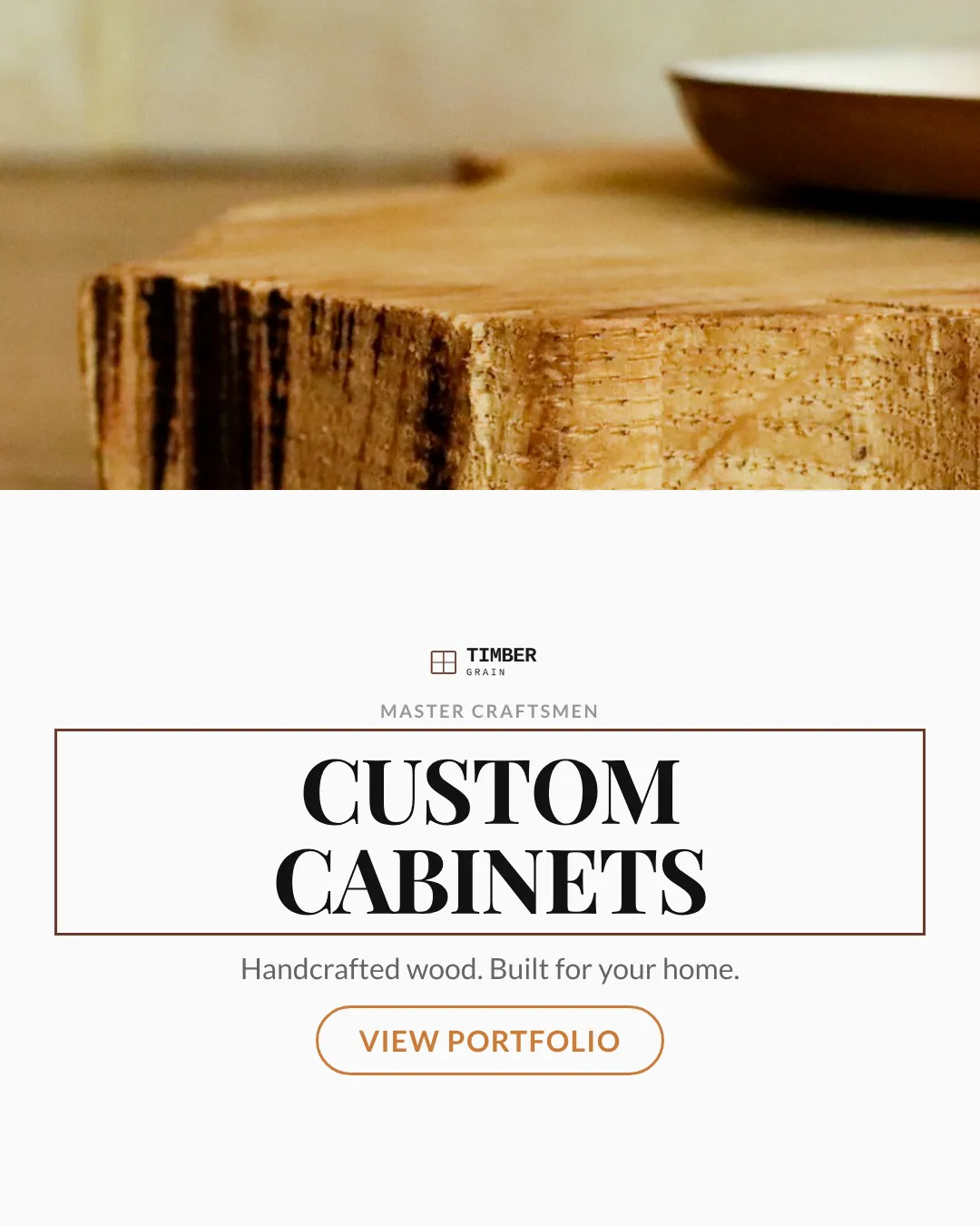 Carpentry Ad Examples - 4:5 format
