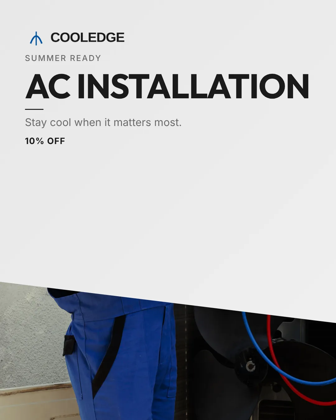 HVAC Ad Examples - 4:5 format
