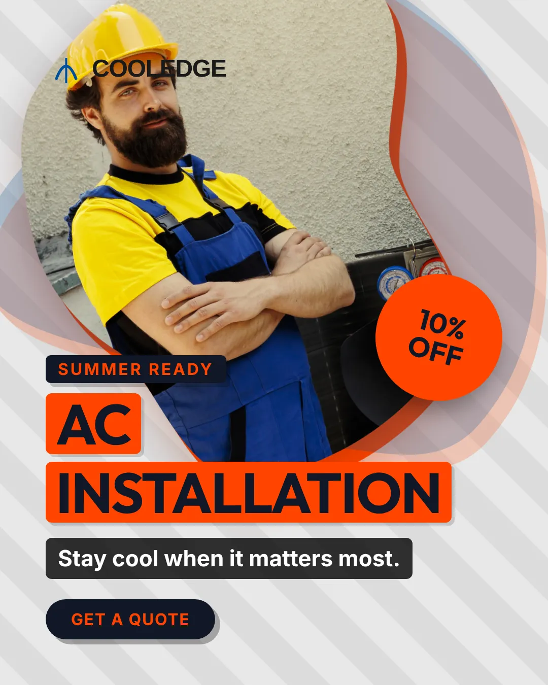 HVAC Ad Examples - 4:5 format