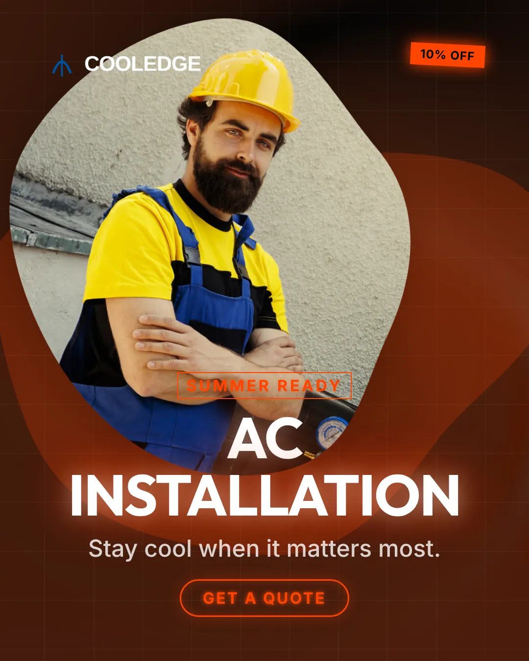 HVAC Ad Examples - 4:5 format