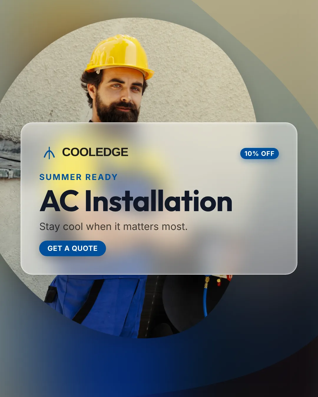 HVAC Ad Examples - 4:5 format