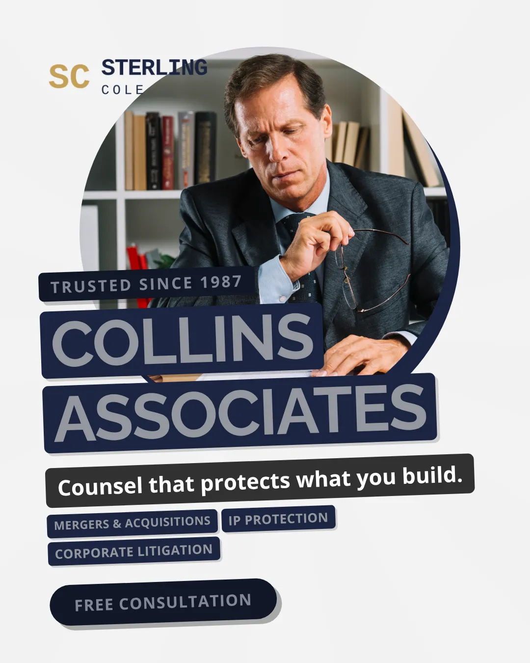 Legal Services Ad Examples - 4:5 format