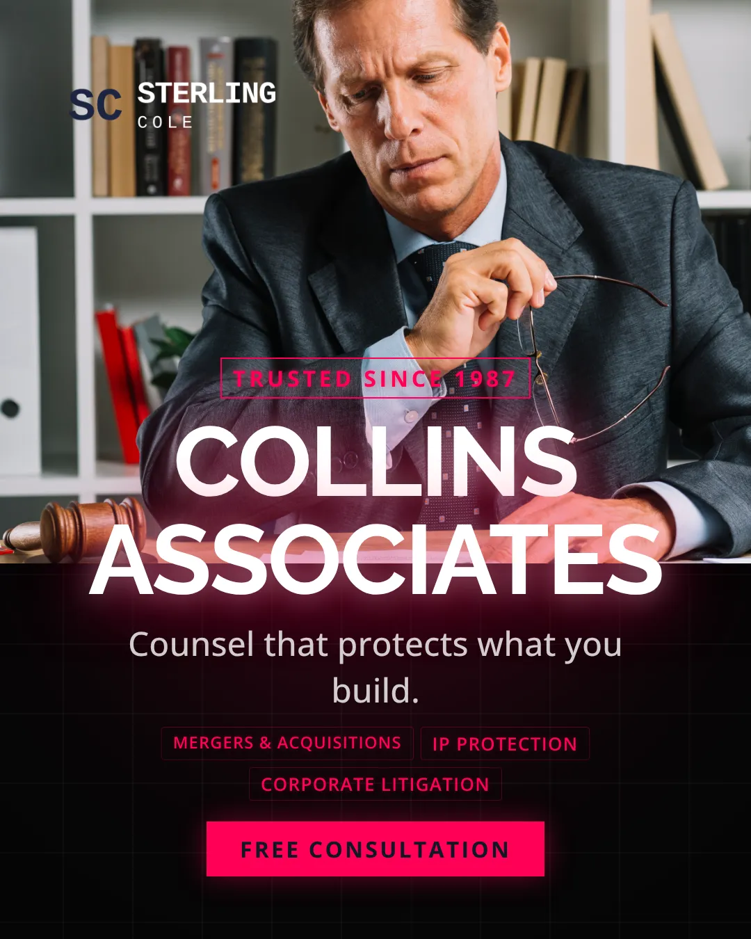 Legal Services Ad Examples - 4:5 format