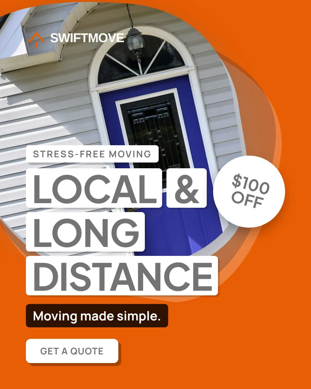 Moving Services Ad Examples - 4:5 format