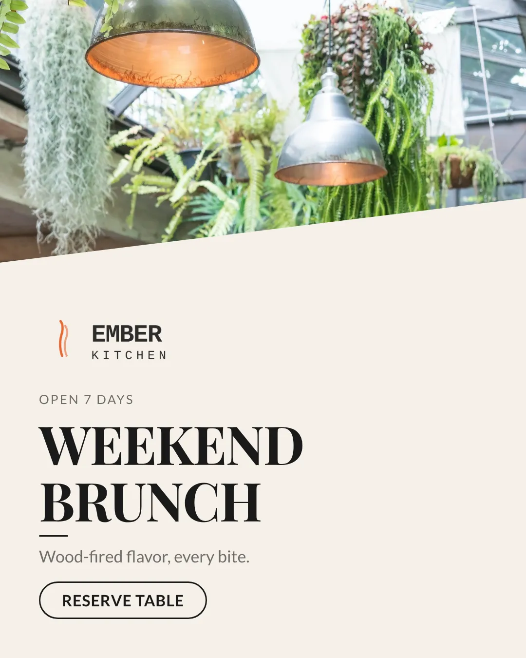 Restaurants Ad Examples - 4:5 format