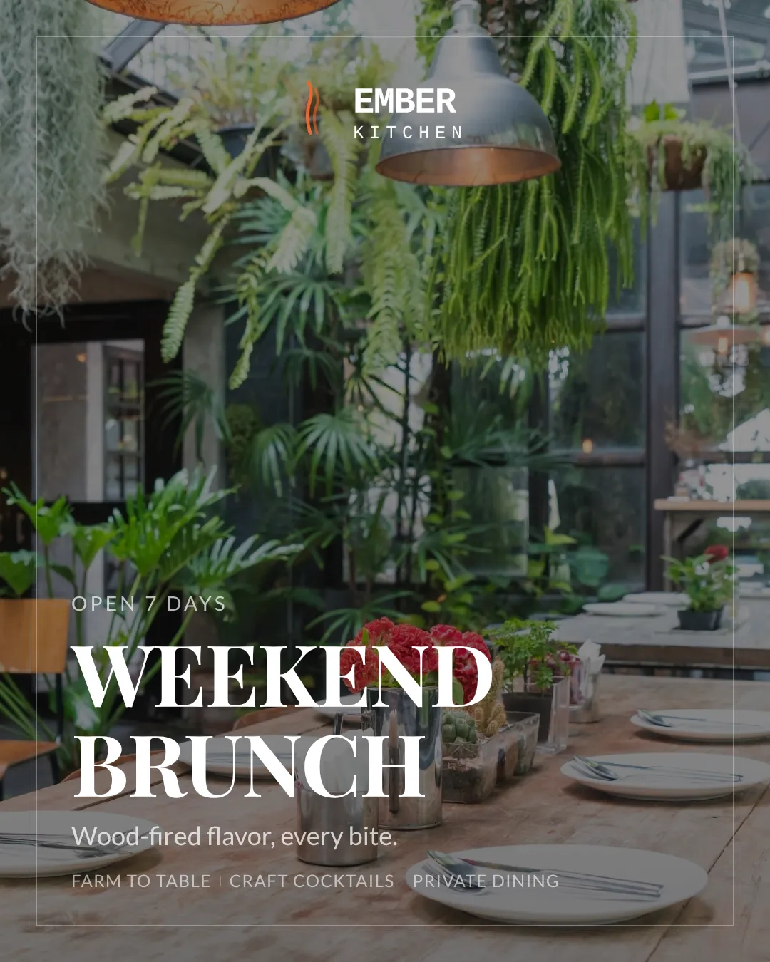 Restaurants Ad Examples - 4:5 format