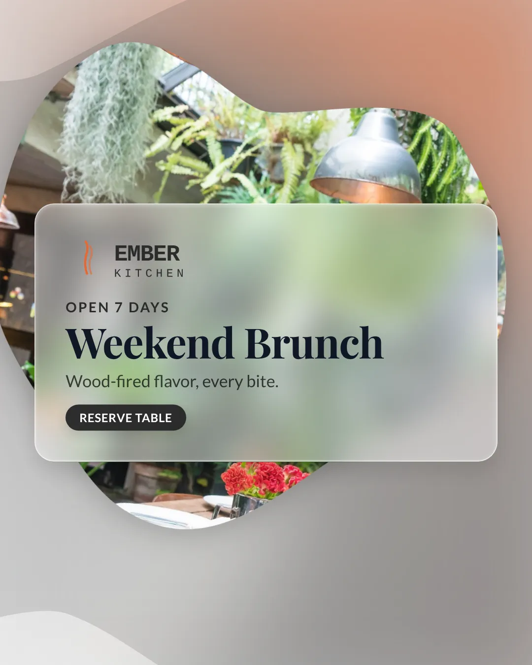 Restaurants Ad Examples - 4:5 format